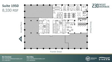 230 W Monroe St, Chicago, IL for lease Floor Plan- Image 1 of 1