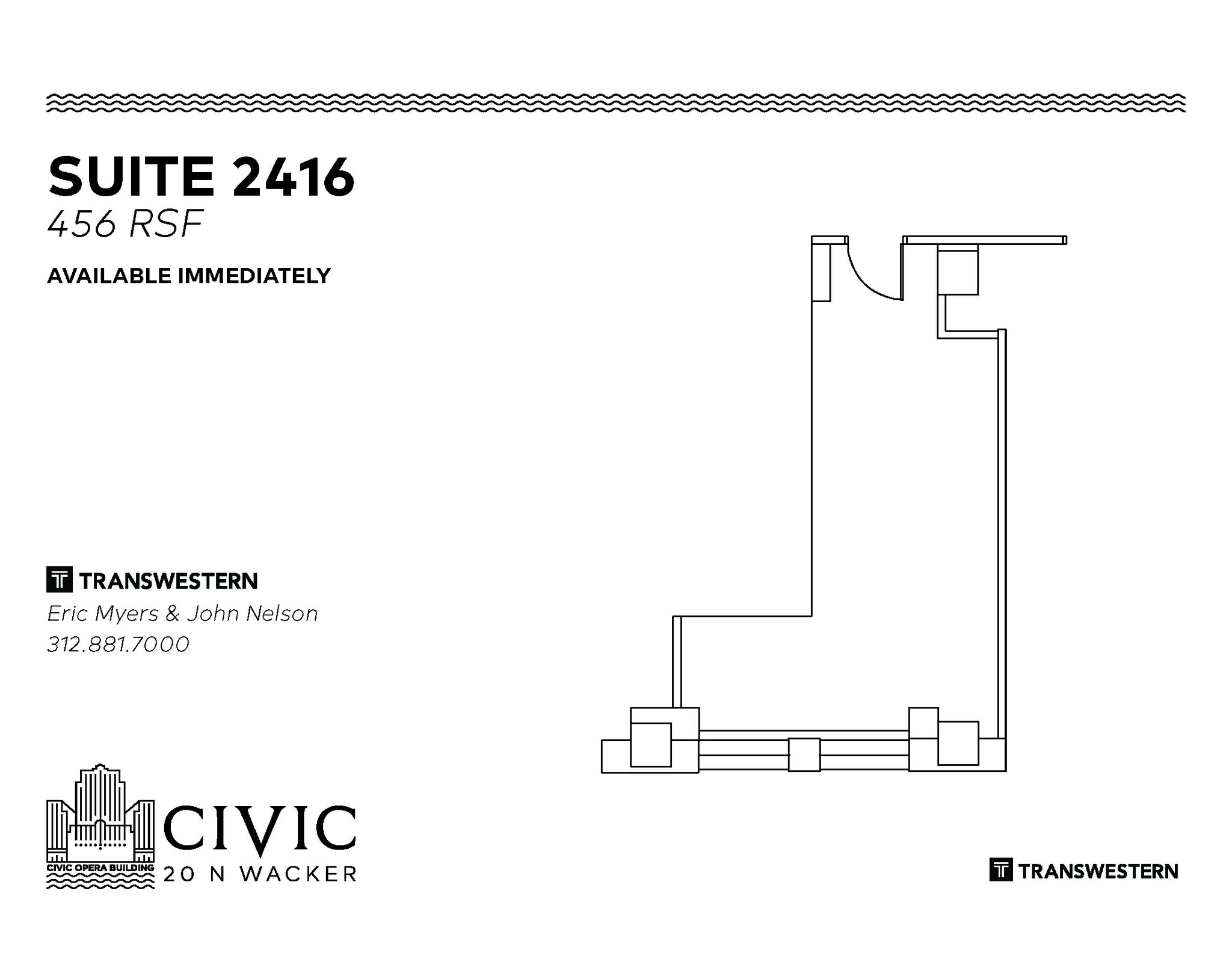 20 N Wacker Dr, Chicago, IL for lease Floor Plan- Image 1 of 1