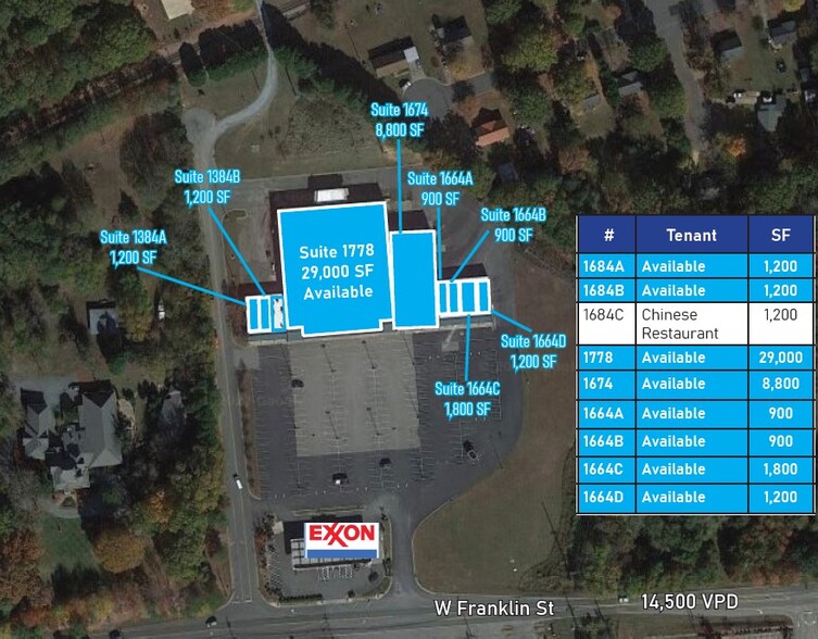 1678 Franklin St, Monroe, NC for lease - Building Photo - Image 2 of 3