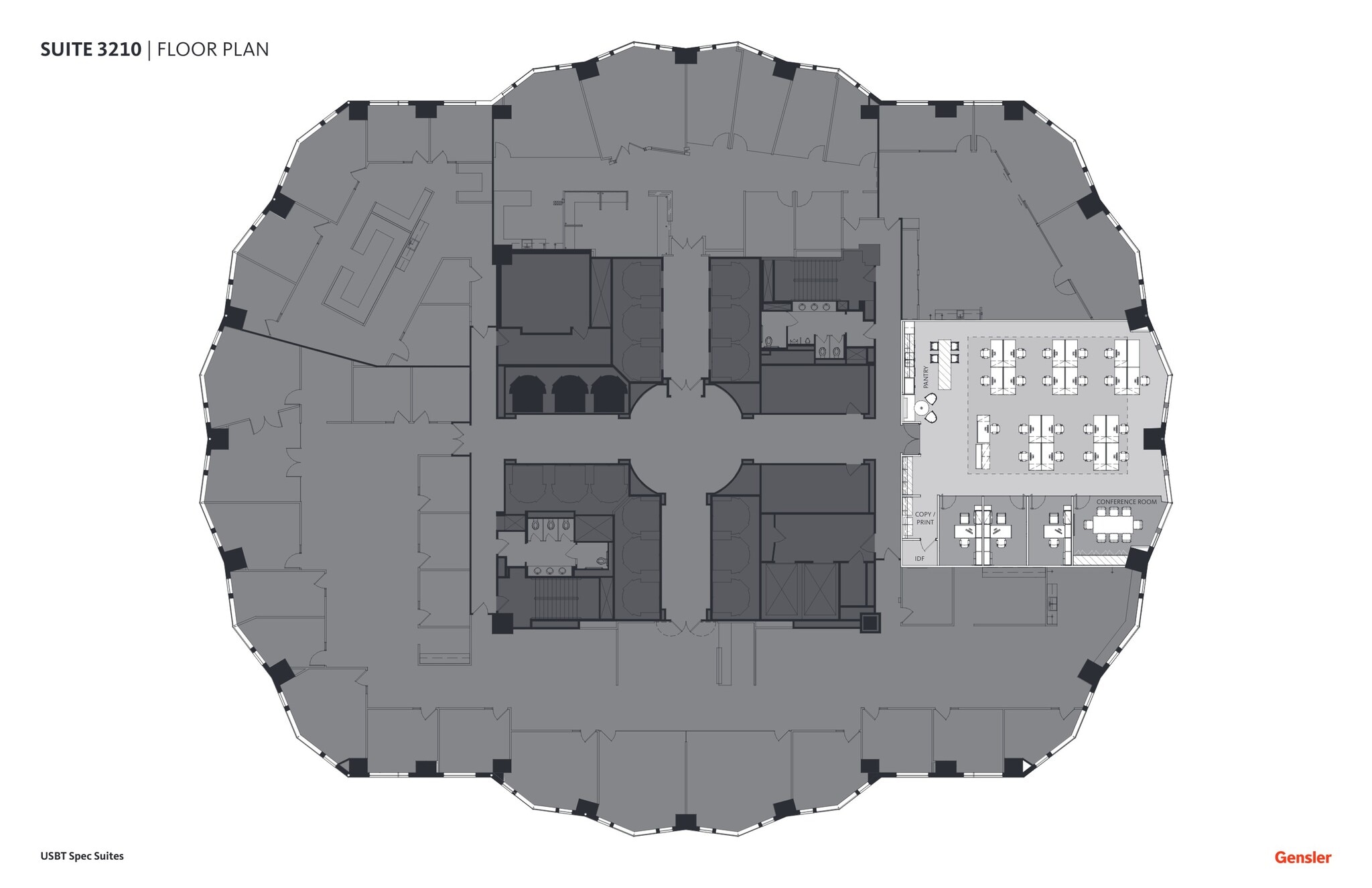 633 W 5th St, Los Angeles, CA for lease Floor Plan- Image 1 of 2