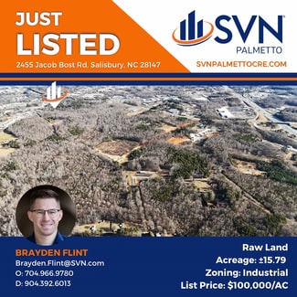 More details for 2455 Jacob Bost Rd, Salisbury, NC - Land for Sale