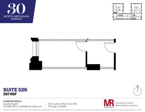 30 N Michigan Ave, Chicago, IL for lease Floor Plan- Image 1 of 7