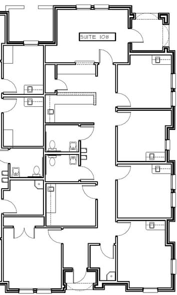 802 N Bonnie Brae St, Denton, TX for lease - Floor Plan - Image 2 of 14