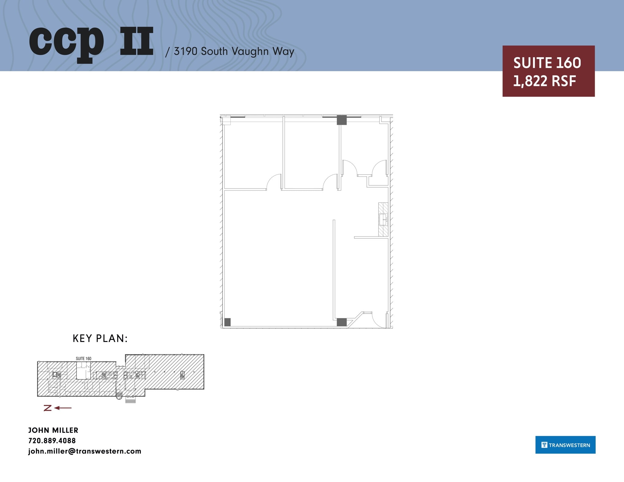3131 S Vaughn Way, Aurora, CO for lease Site Plan- Image 1 of 2