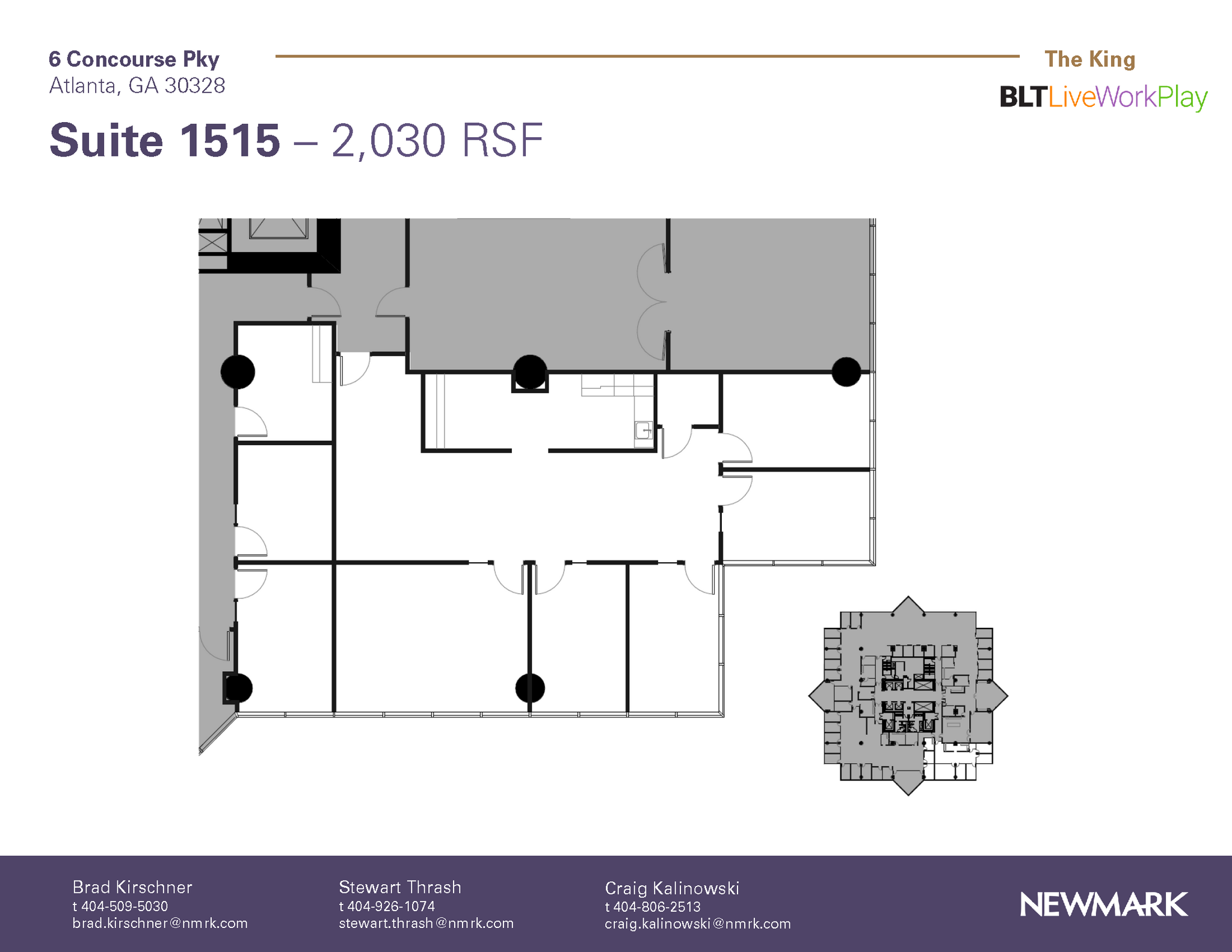 6 Concourse Pky NE, Atlanta, GA for lease Floor Plan- Image 1 of 1