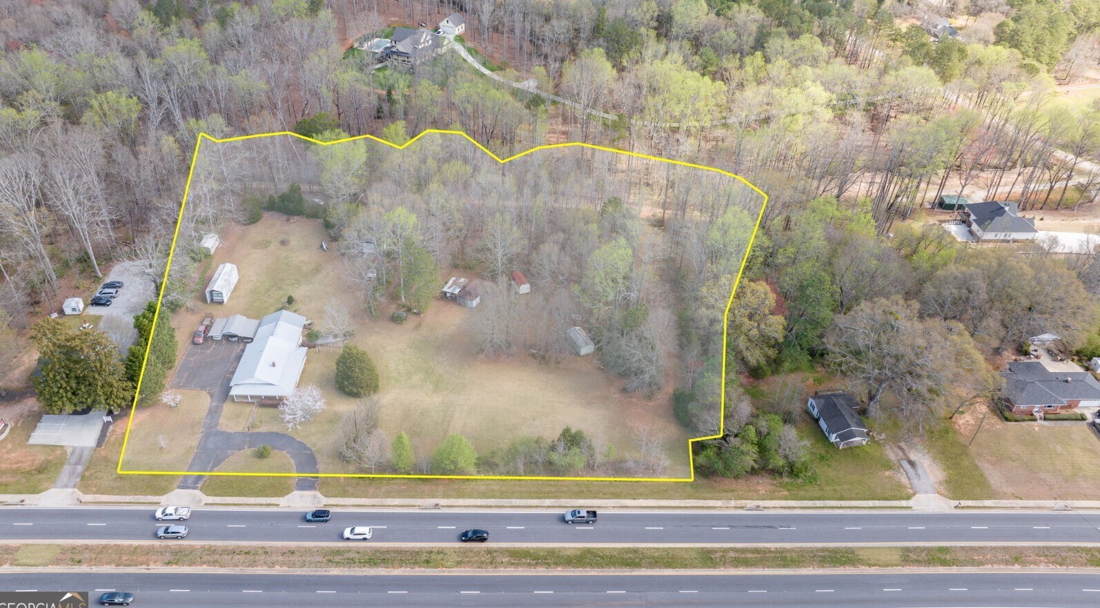 4559 Winder Hwy, Flowery Branch, GA for sale Aerial- Image 1 of 25