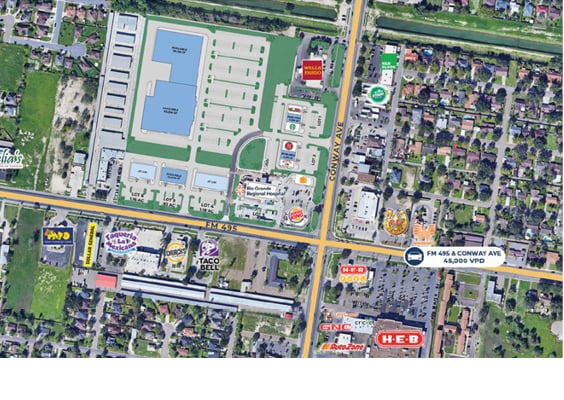NWC FM 495 & Conway, Mission, TX for lease - Site Plan - Image 2 of 3