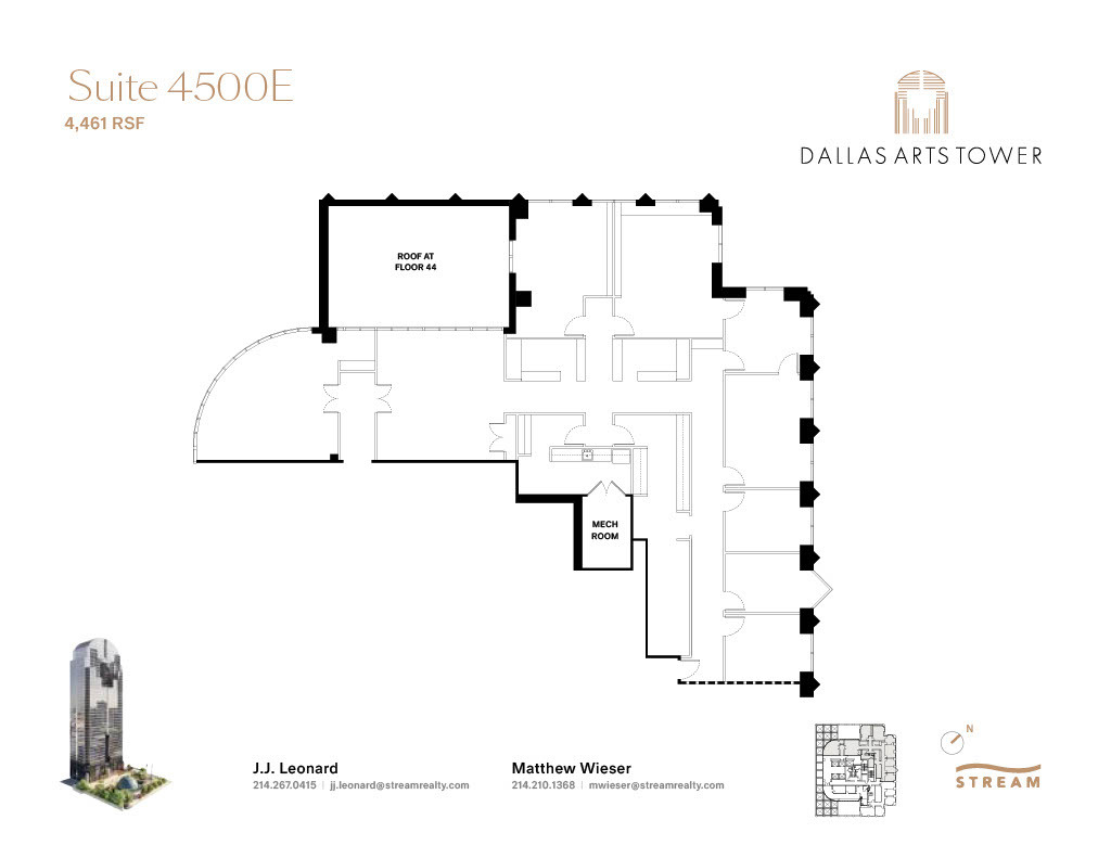 2200 Ross Ave, Dallas, TX for lease Floor Plan- Image 1 of 1