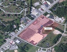 19794-19876 Alberta St, Oneida, TN - AERIAL  map view