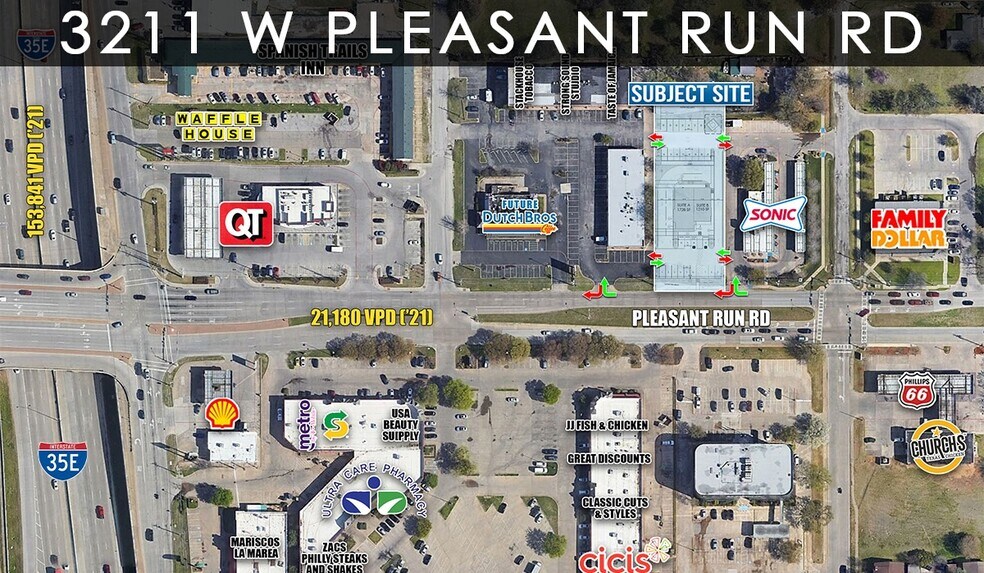 3211 W Pleasant Run Rd, Lancaster, TX for sale - Aerial - Image 1 of 1