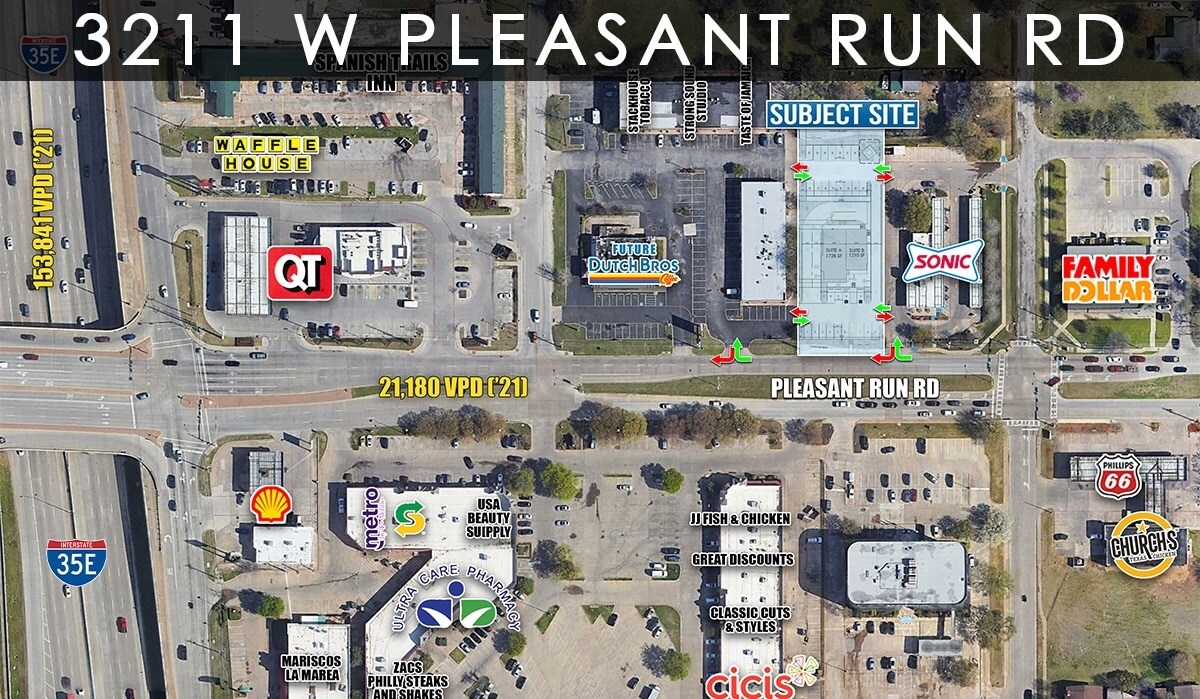 3211 W Pleasant Run Rd, Lancaster, TX for sale Aerial- Image 1 of 1