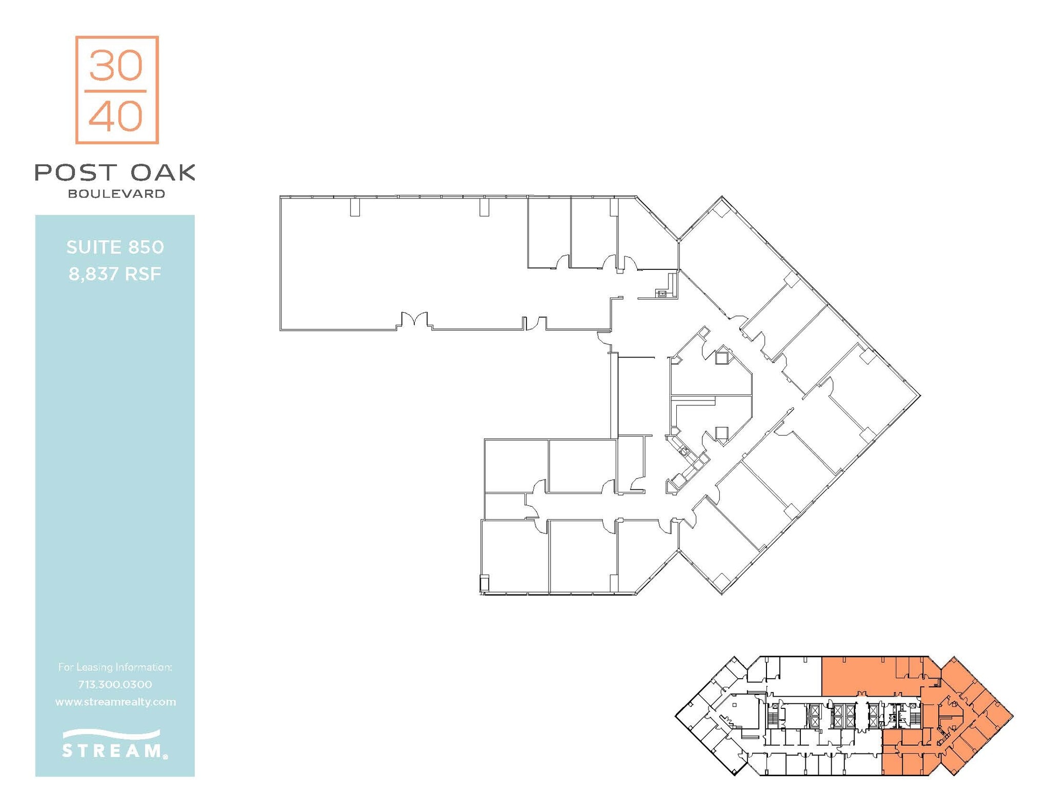 3040 Post Oak Blvd, Houston, TX for lease Floor Plan- Image 1 of 1
