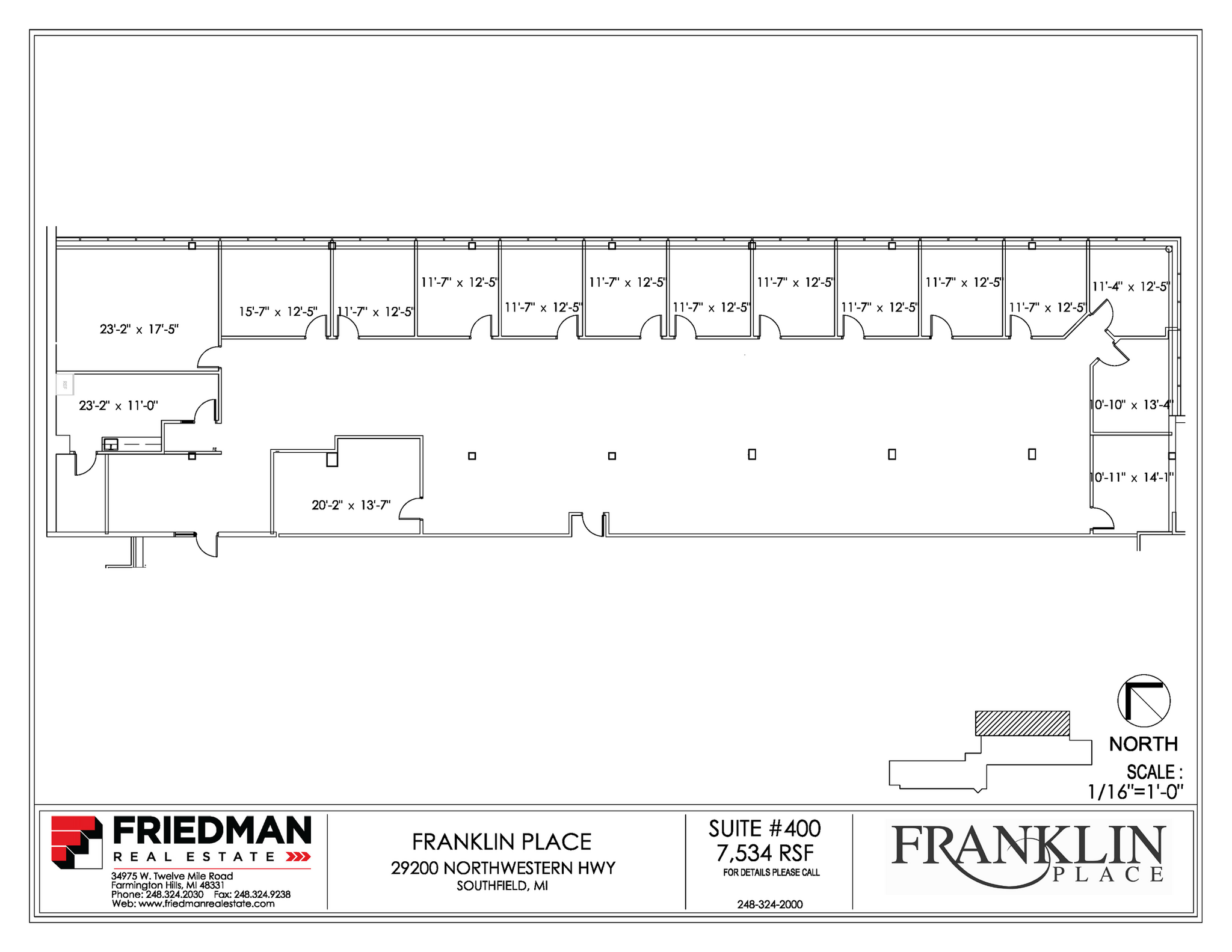 29200 Northwestern Hwy, Southfield, MI for lease Floor Plan- Image 1 of 2