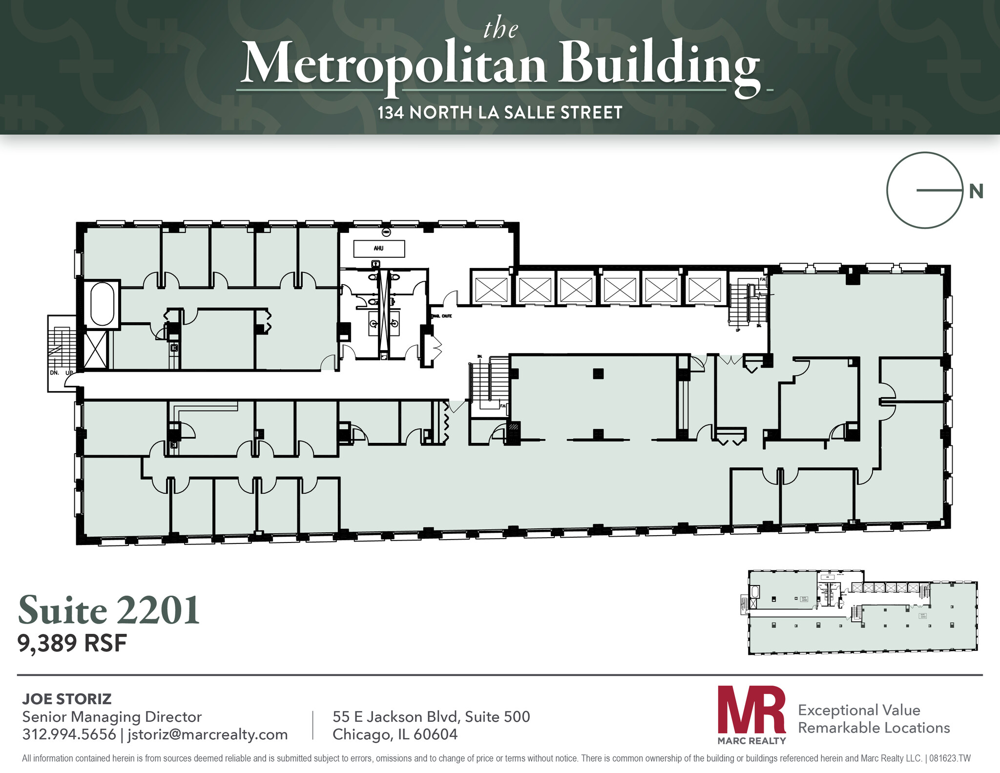 134 N LaSalle St, Chicago, IL for lease Floor Plan- Image 1 of 1