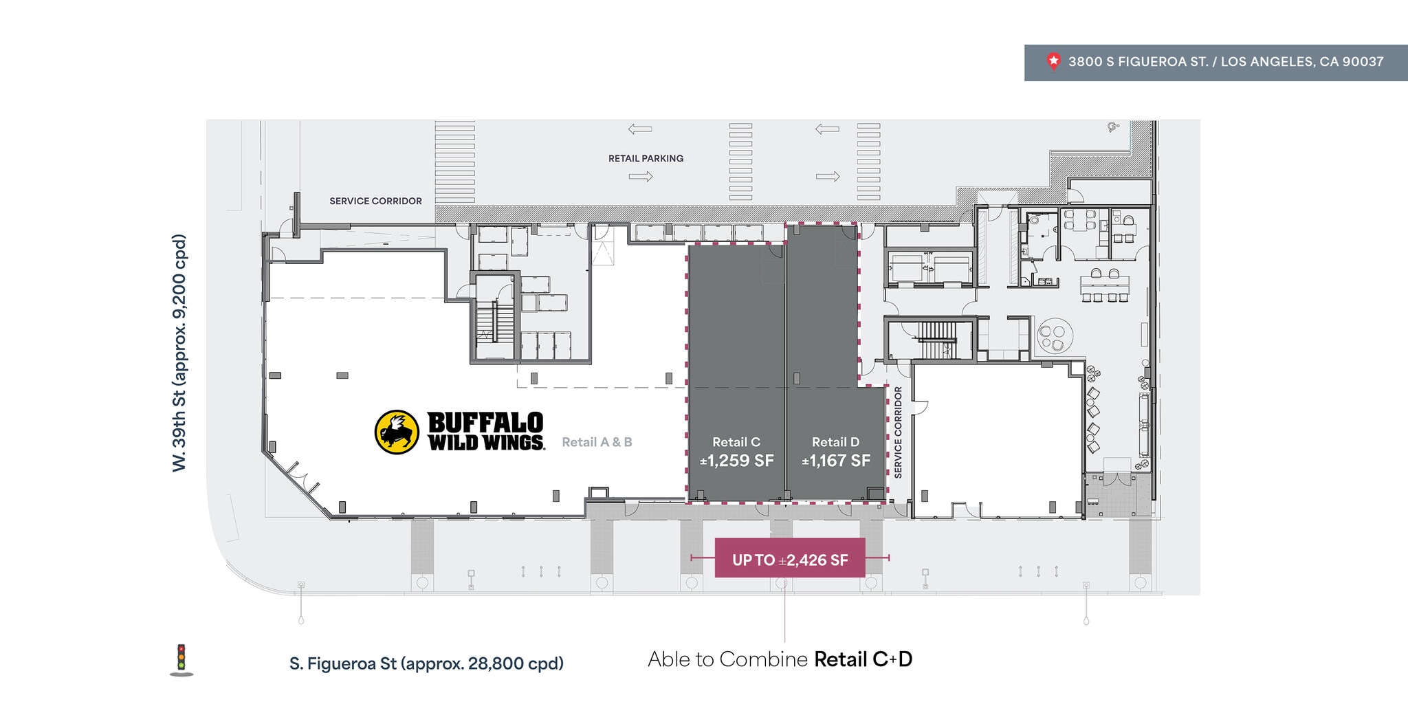 3800 S Figueroa St, Los Angeles, CA for lease Floor Plan- Image 1 of 1