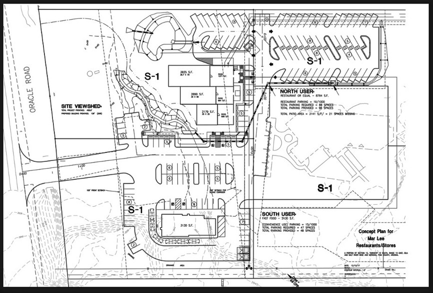 9830 N Oracle Rd, Oro Valley, AZ for sale - Site Plan - Image 1 of 1