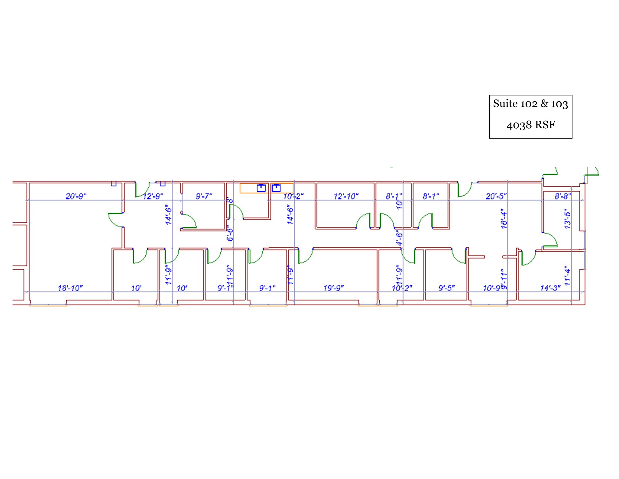 1611 W County Road B, Roseville, MN for lease Floor Plan- Image 1 of 2