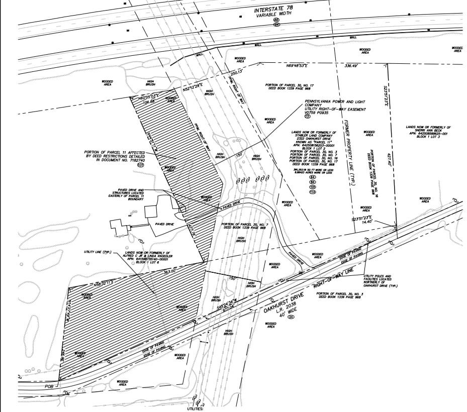 2322 Oakhurst Dr, Center Valley, PA for sale Plat Map- Image 1 of 2