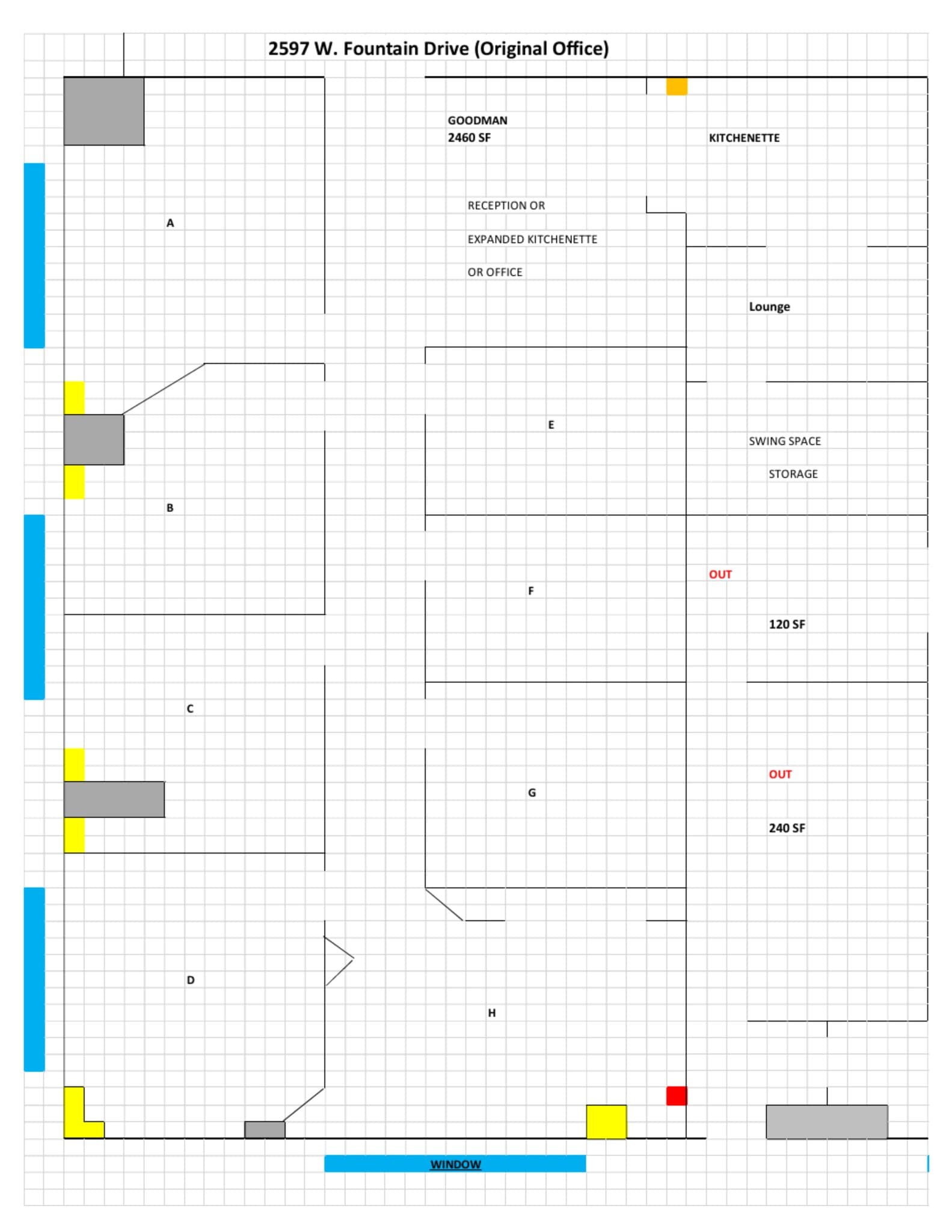 2591 W Fountain Dr, Bloomington, IN for lease Site Plan- Image 1 of 6