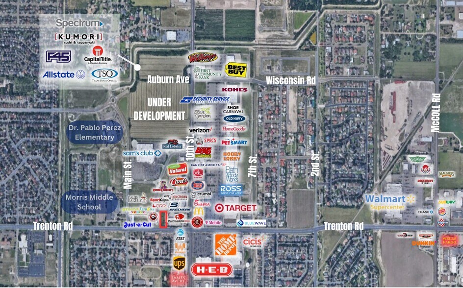 1100 Trenton Rd, McAllen, TX 78504 Valencia Marketplace Padsite