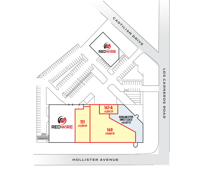 147 Castilian Dr, Goleta, CA for lease - Site Plan - Image 2 of 10