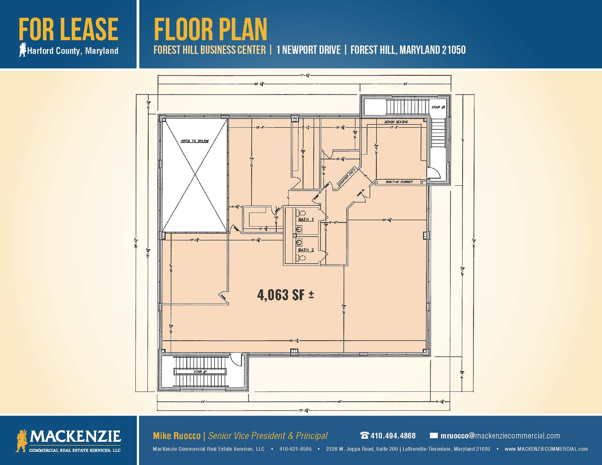 1 Newport Dr, Forest Hill, MD for lease Floor Plan- Image 1 of 1