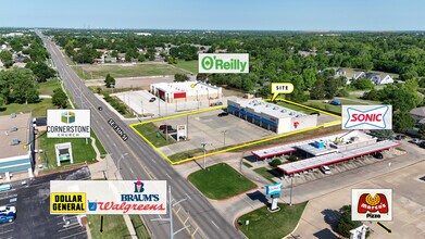 9903 SE 15th St, Oklahoma City, OK - AERIAL  map view