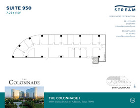 15301 N Dallas Pky, Addison, TX for lease Floor Plan- Image 1 of 1