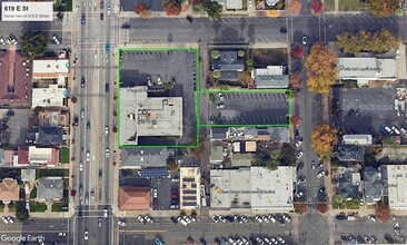 619 E St, Marysville, CA - aerial  map view