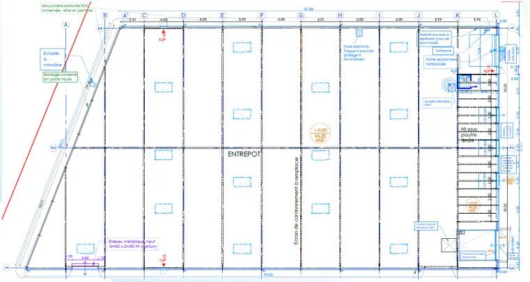 Industrial in Le Blanc-Mesnil for lease - Floor Plan - Image 2 of 2