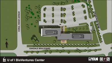 2500 Crosspark Rd, Coralville, IA - aerial  map view