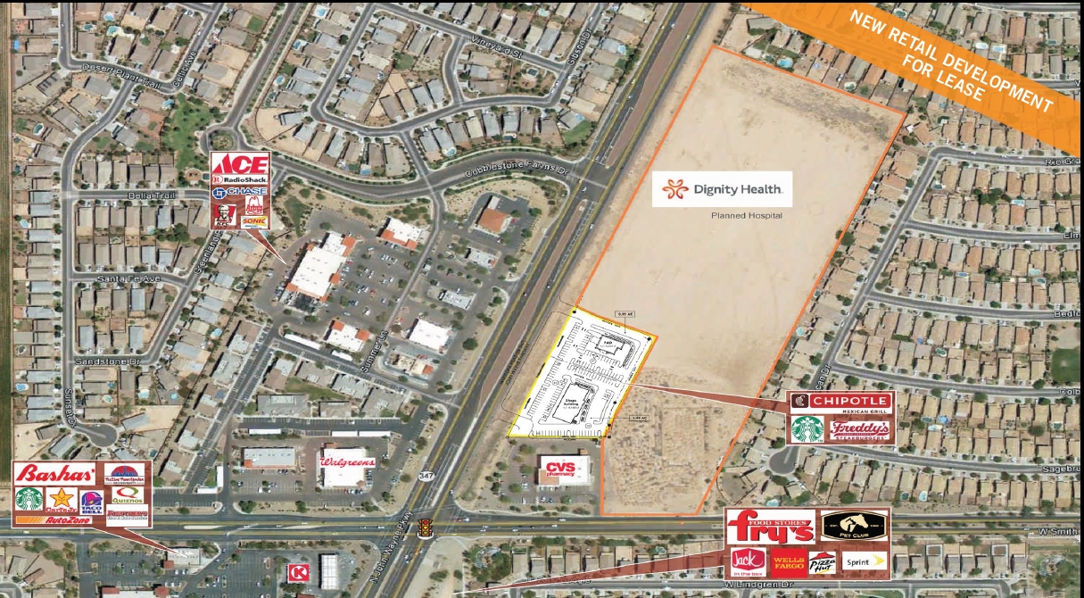 NE John Wayne Pkwy & Smith Enke Rd, Maricopa, AZ for sale Primary Photo- Image 1 of 1