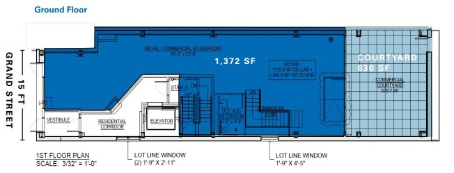 738 Grand St, Brooklyn, NY for lease Floor Plan- Image 1 of 9