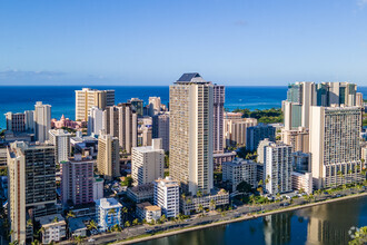 445 Seaside Ave, Honolulu, HI - AERIAL  map view