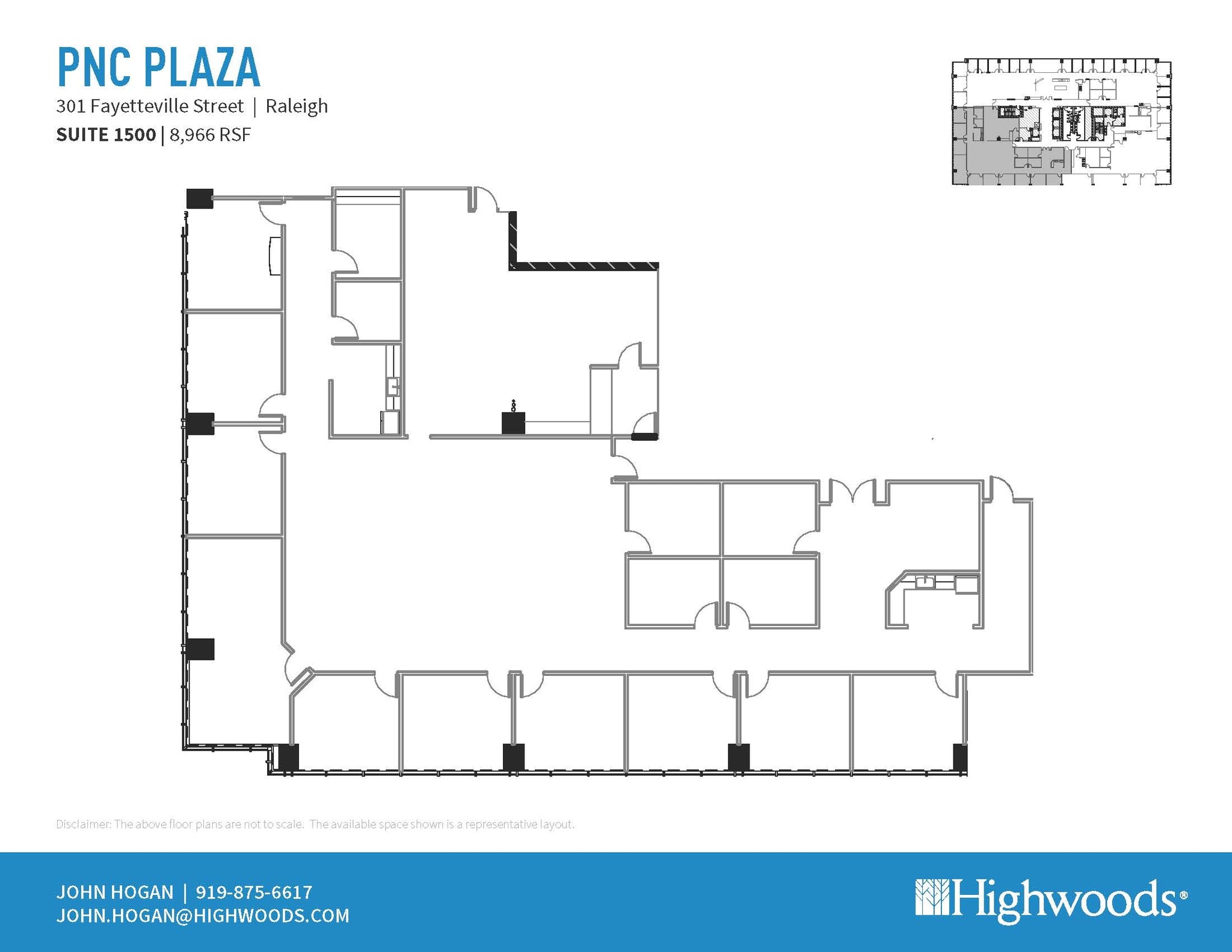 301 Fayetteville St, Raleigh, NC for lease Floor Plan- Image 1 of 1