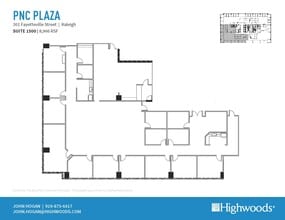 301 Fayetteville St, Raleigh, NC for lease Floor Plan- Image 1 of 1