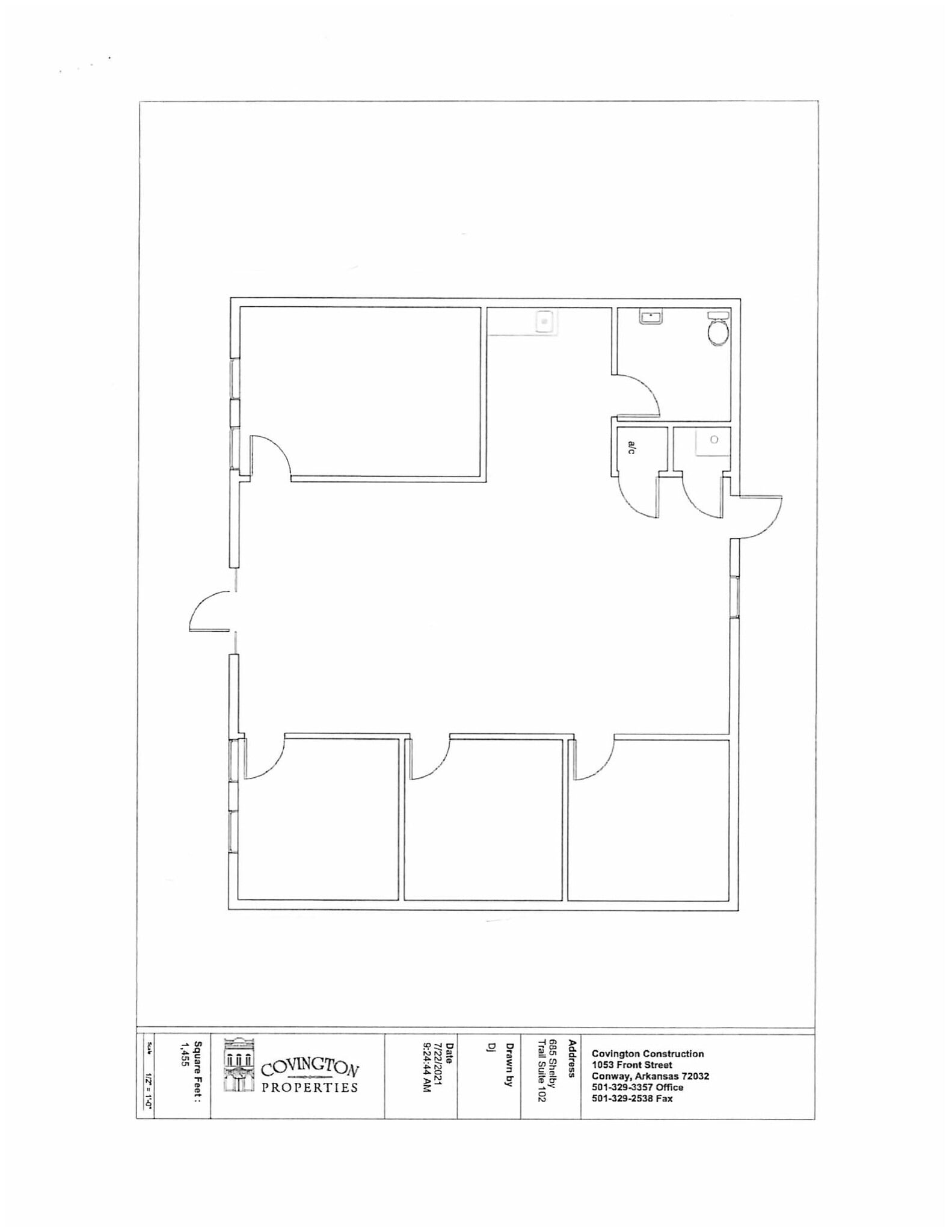685 Shelby Trl, Conway, AR for lease Floor Plan- Image 1 of 1