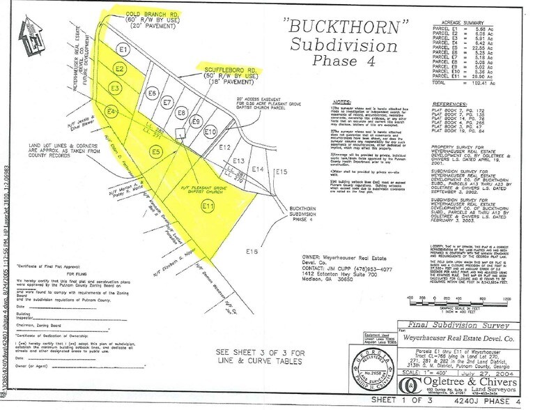 Cold Branch & Scuffleboro, Eatonton, GA for sale - Primary Photo - Image 1 of 1