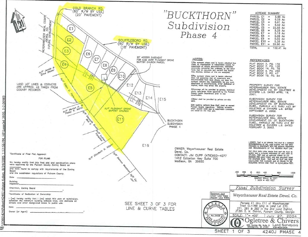 Cold Branch & Scuffleboro, Eatonton, GA for sale Primary Photo- Image 1 of 1