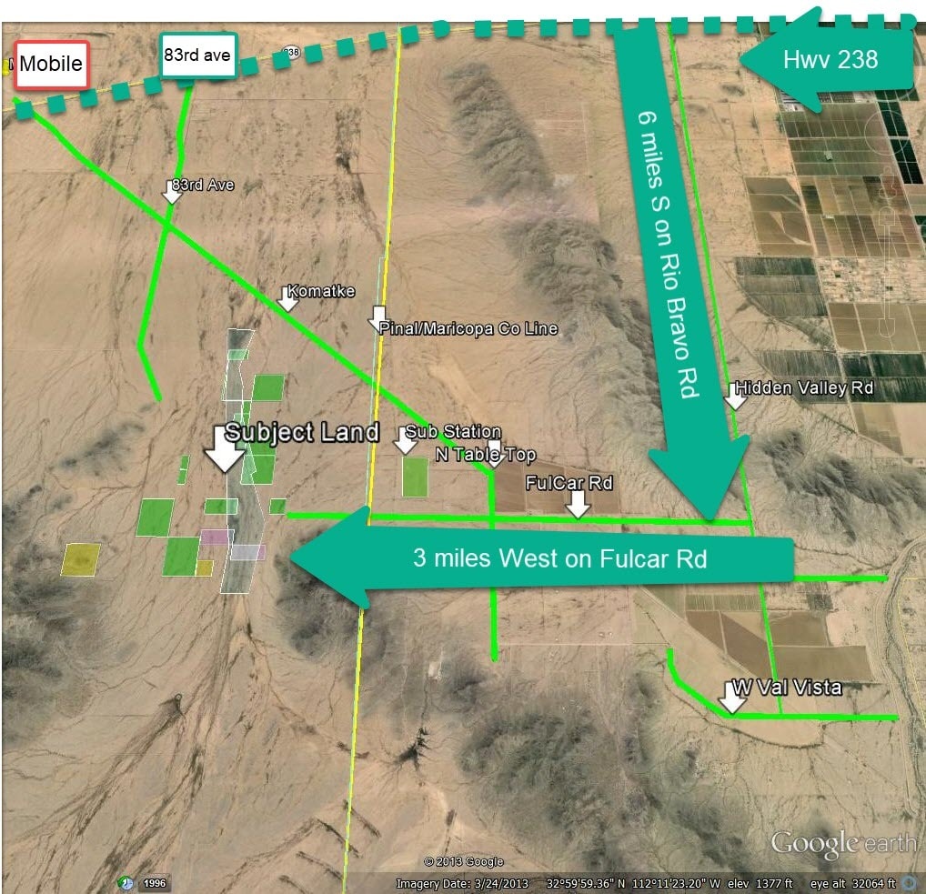 W. Fulcar Road & N.Black Mountain rd, Mobile, AZ for sale Primary Photo- Image 1 of 11