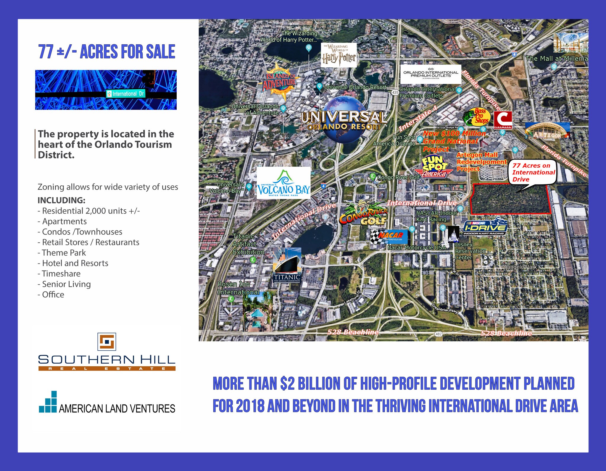 INTERNATIONAL Dr, Orlando, FL, 32819 Commercial Land For Sale