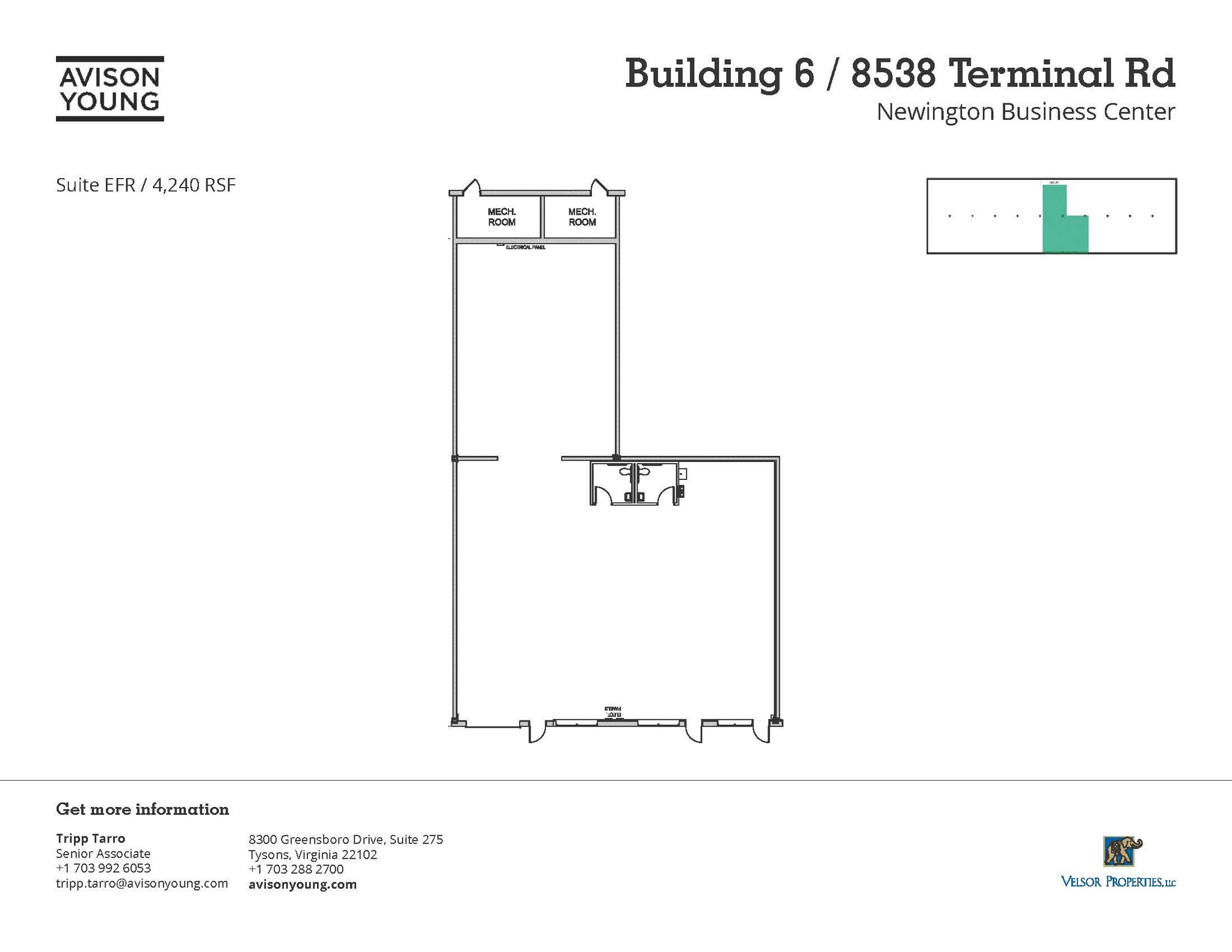 8536 Terminal Rd, Lorton, VA for lease Floor Plan- Image 1 of 1