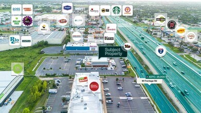 1411 W Expressway 83, Weslaco, TX - AERIAL  map view