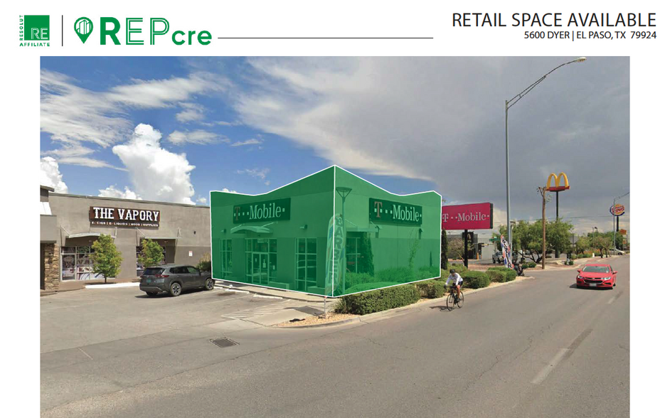 5600-5622 Dyer St, El Paso, TX for lease - Building Photo - Image 1 of 2