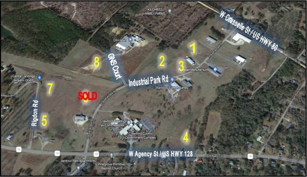 US Hwy 128, Roberta, GA 31078 Industrial Park