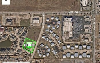 1245 N Robinson Ave, Moore, OK - AERIAL  map view