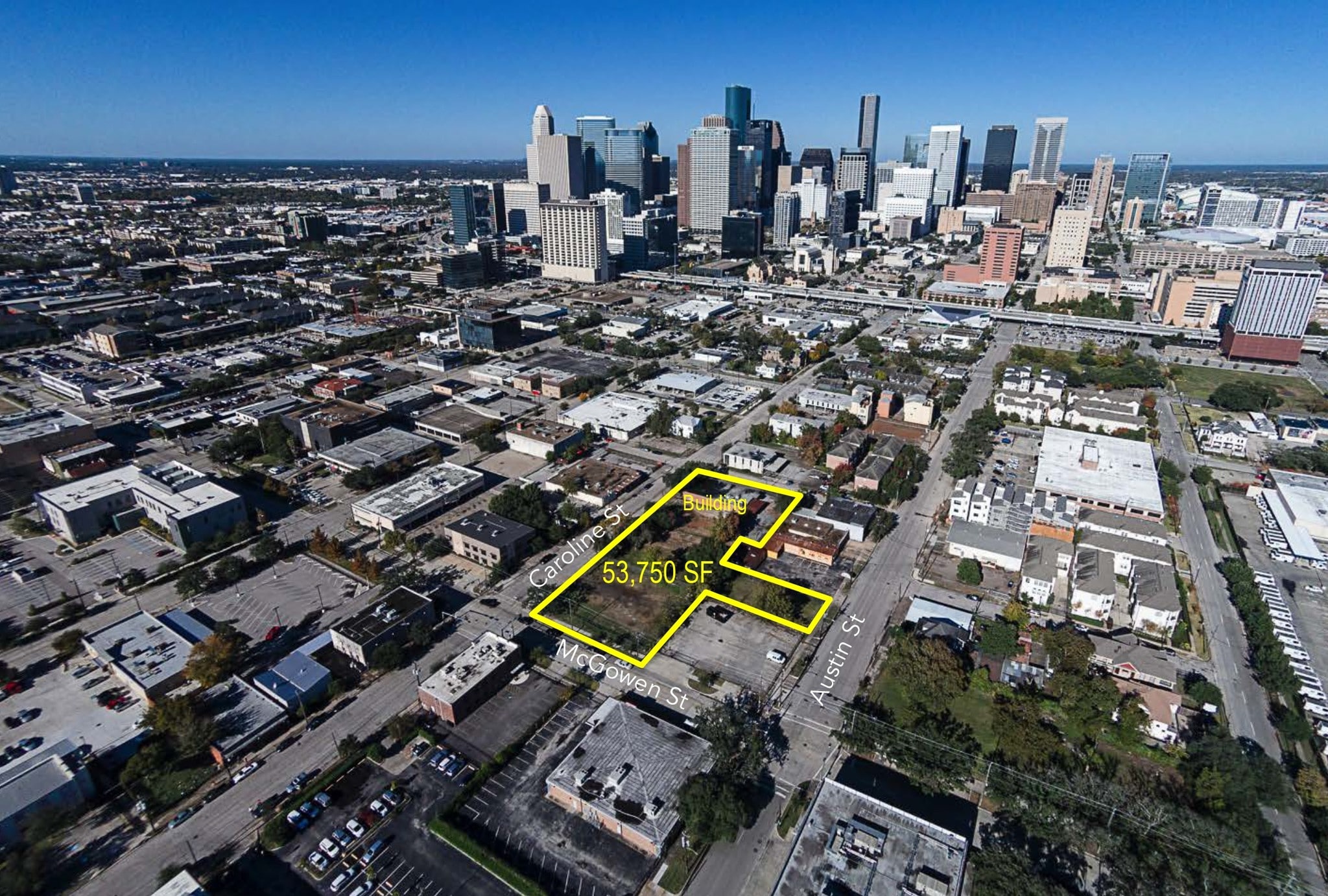 2403 Caroline St, Houston, TX for sale Aerial- Image 1 of 1