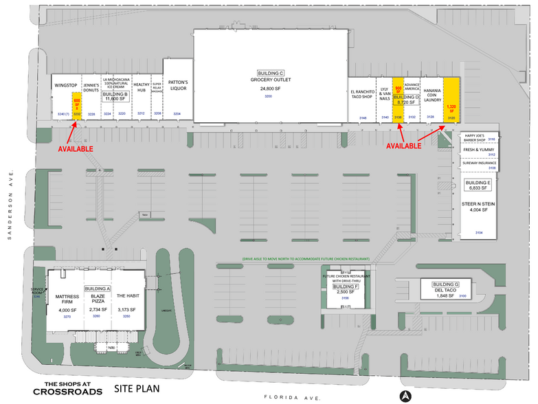 3246 W Florida Ave, Hemet, CA for lease - Site Plan - Image 3 of 6