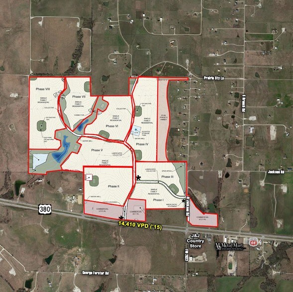 Highway 380 & Jackson Rd, Ponder, TX for sale - Primary Photo - Image 1 of 1