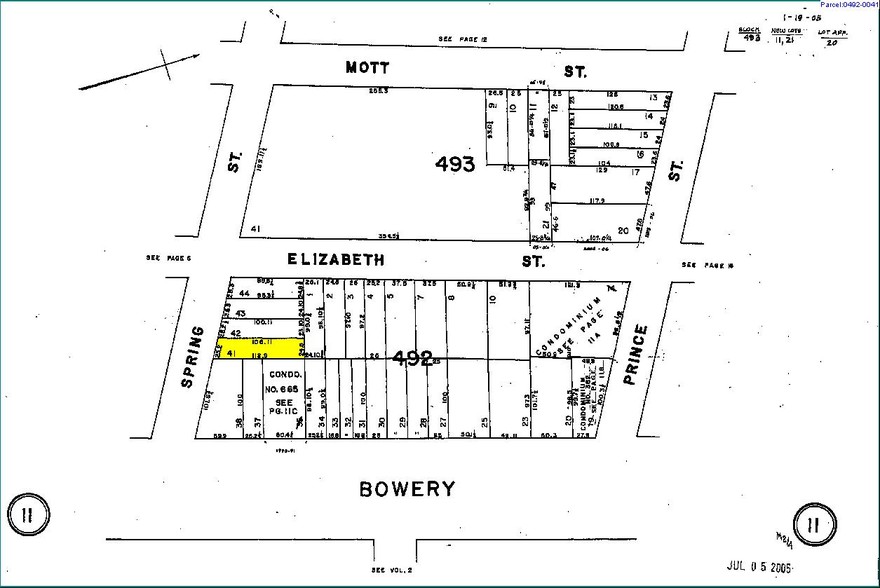 5 Spring St, New York, NY for lease - Plat Map - Image 2 of 3